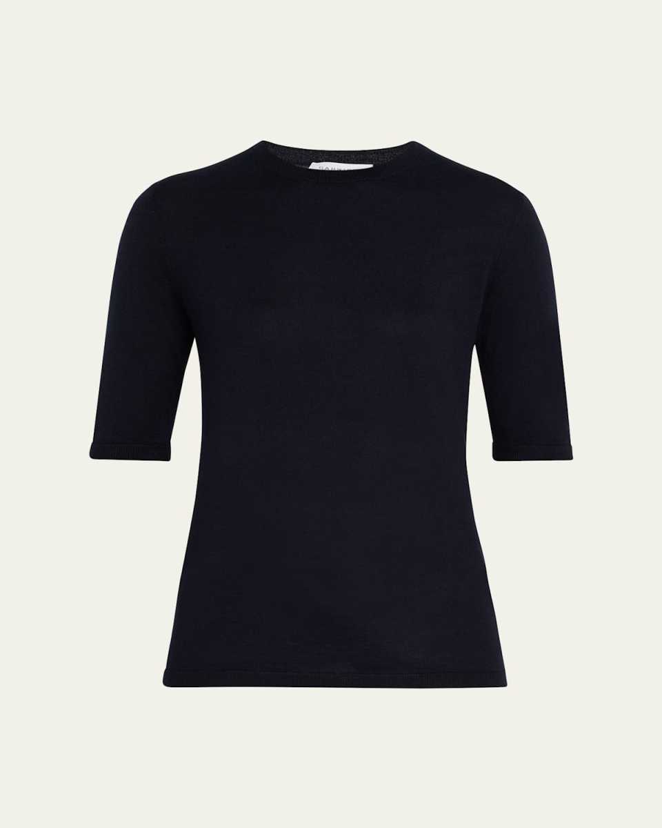 Brunner Short-Sleeve Cashmere-Silk T-Shirt
